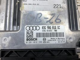 Audi A6 S6 C6 4F Unité de commande, module ECU de moteur 03G906016GC
