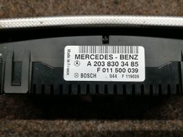 Mercedes-Benz CLC CL203 Przełącznik / Włącznik nawiewu dmuchawy A2038303485