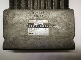 Toyota RAV 4 (XA20) Polttoaineen ruiskutuspumpun ohjainlaite/moduuli 8987120070