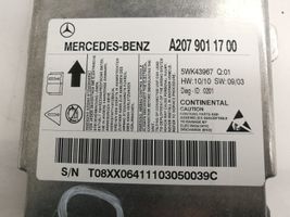 Mercedes-Benz E A207 Oro pagalvių valdymo blokas A2079011700