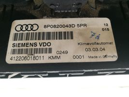 Audi A3 S3 8P Sisätuulettimen ohjauskytkin 8P0820043D