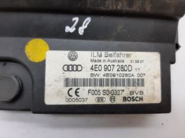 Audi A8 S8 D3 4E Jarrujärjestelmän ohjainlaite/moduuli 4E0907280D