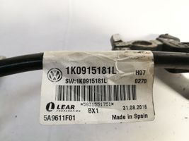 Audi A3 S3 8P Minus / Klema / Przewód akumulatora 1K0915181L