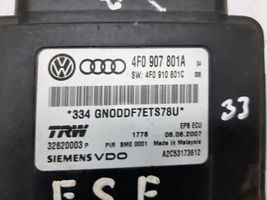 Audi A6 S6 C6 4F Centralina/modulo EMF freno posteriore 4F0907801A