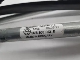 Volkswagen Tiguan Mechanizm i silniczek wycieraczek szyby przedniej / czołowej 5NB955023B
