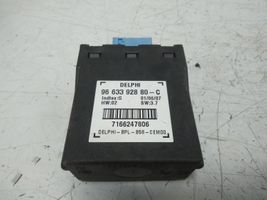 Citroen C4 Grand Picasso Hälytyksen ohjainlaite/moduuli 9663392880C