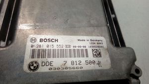 BMW 5 E60 E61 Calculateur moteur ECU 0281015552