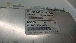 Mercedes-Benz A W168 ESP (stabilitātes sistēmas) vadības bloks 0275454132