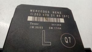 Mercedes-Benz C W203 Centralina/modulo portiere 2038202185