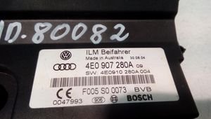 Audi A8 S8 D3 4E Tehonhallinnan ohjainlaite 4E0907280A