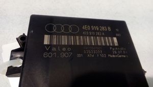 Audi A8 S8 D3 4E Pysäköintitutkan (PCD) ohjainlaite/moduuli 4E0919283B