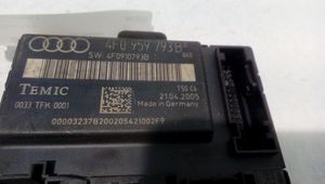 Audi A6 S6 C6 4F Durų elektronikos valdymo blokas 4F0959793B