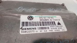 Volkswagen Touareg I Module de contrôle de boîte de vitesses ECU 0AD927755BG