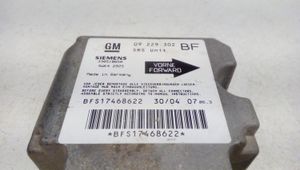 Opel Astra G Module de contrôle airbag 09229302BF