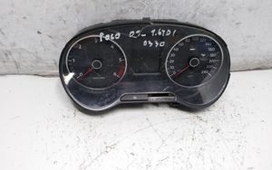 Volkswagen Polo V 6R Compteur de vitesse tableau de bord A2C53385389