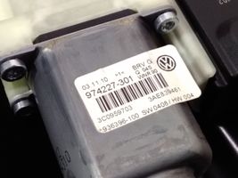 Volkswagen PASSAT B7 Regulador de puerta trasera con motor 3C0959703