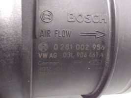 Volkswagen Sharan Mass air flow meter 0281002956