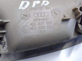 Audi A8 S8 D3 4E Poignée inférieure de porte avant 4E0837020