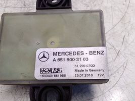 Mercedes-Benz GLA W156 Przekaźnik / Modul układu ogrzewania wstępnego A6519003103