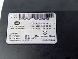 Mercedes-Benz S W221 Module de contrôle de batterie A2215400401