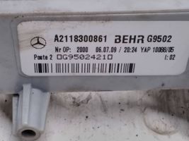 Mercedes-Benz CLS C219 Sähköinen ohjaamon lämmittimen säteilylämmitin A2118300861