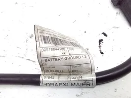 Fiat 500L Câble négatif masse batterie 00518844180