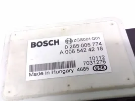 Volkswagen Crafter Sensor ESP de aceleración de frecuencia del intermitente A0065424218