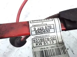 BMW 4 F32 F33 Câble de batterie positif 9316576