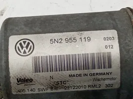 Volkswagen Tiguan Mechanizm i silniczek wycieraczek szyby przedniej / czołowej 5N0955623