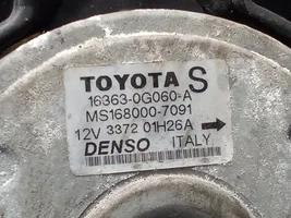 Toyota Avensis T250 Ventilatore di raffreddamento elettrico del radiatore 163630G050