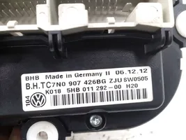 Volkswagen Touran II Panel klimatyzacji 7N0907426BG