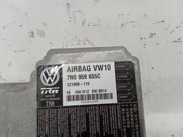 Volkswagen Sharan Airbag control unit/module 7N0959655C