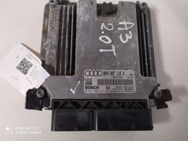 Audi A3 S3 8P Moottorin ohjainlaite/moduuli 8P0907115K