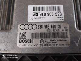 Audi A4 S4 B7 8E 8H Variklio valdymo blokas 03G906016KM