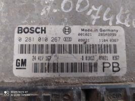 Opel Astra G Sterownik / Moduł ECU 0281010267