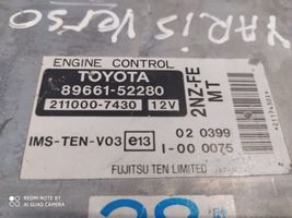 Toyota Yaris Verso Calculateur moteur ECU 8966152280