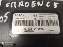 Citroen C5 Pysäköintitutkan (PCD) ohjainlaite/moduuli 0263004089