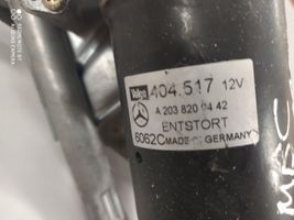 Mercedes-Benz C W203 Tringlerie et moteur d'essuie-glace avant 404517