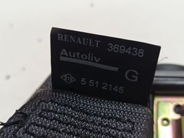 Renault Laguna II Cintura di sicurezza posteriore 369438