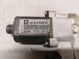 Citroen C6 Rear door window regulator motor 9661050280