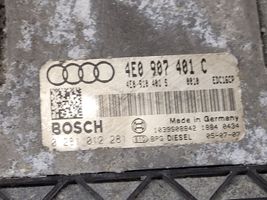 Audi A8 S8 D3 4E Moottorin ohjainlaite/moduuli 4E0907401C