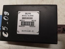 Citroen C5 Alarm control unit/module 9665369380