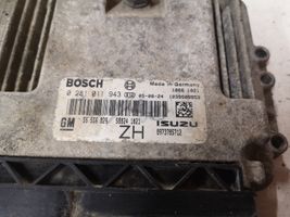 Opel Astra H Sterownik / Moduł ECU 0281011943