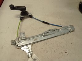 Peugeot 208 Rear door manual window regulator 9673153880