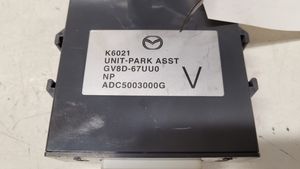 Mazda 6 Pysäköintitutkan (PCD) ohjainlaite/moduuli GV8D67UU0