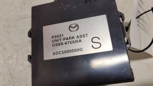 Mazda 6 Pysäköintitutkan (PCD) ohjainlaite/moduuli GS8S67UU0A