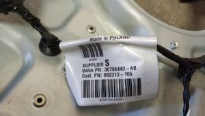 Volvo V50 Mechanizm podnoszenia szyby tylnej bez silnika 8679083