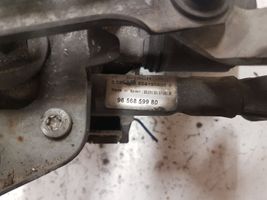 Peugeot 406 Tringlerie et moteur d'essuie-glace avant 0390241721