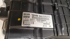 BMW 5 F10 F11 Montaje de la caja de climatización interior X5844006