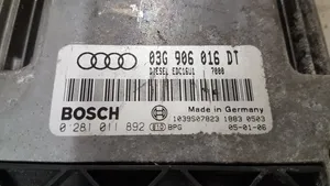 Audi A3 S3 8P Centralina/modulo del motore 03G906016DT